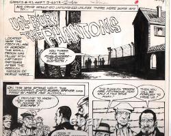 Ghosts 92 DC comics original art 1980 Tenny Henson Nazi prison camp