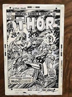 Gil Kane and John Romita The Mighty Thor #216 Original Cover Art 1973