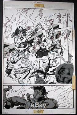 Gil Kane (conan The Barbarian) Original Art Page 1970, S (amazing) Wow