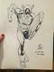 Gil Kane Original Comic Art Commision Captain America From 1980 Signed