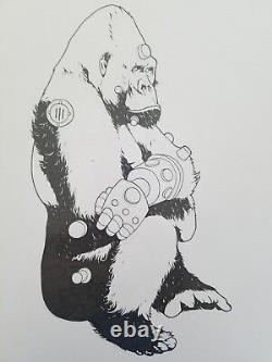 Gorilla Grodd Jeffery Spokes Original Comic Art 14x17 DC Comics JLA Villain