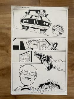 Gorillaz Original Comic Art Page