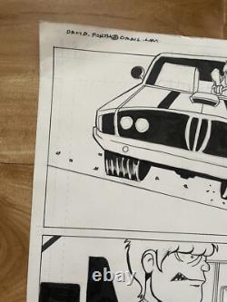 Gorillaz Original Comic Art Page