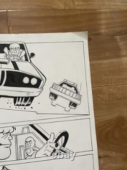 Gorillaz Original Comic Art Page