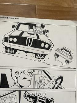 Gorillaz Original Comic Art Page