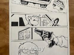Gorillaz Original Comic Art Page