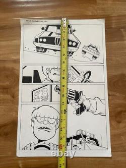 Gorillaz Original Comic Art Page