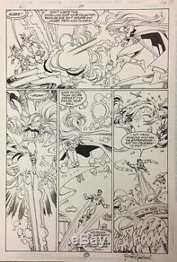 Green Lantern #39 p. 17-Original art by Mark D. Bright & Romeo Tanghal