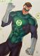 Green Lantern Original Color Pinup Art By Famous Marvel Dc Artist Thony Silas