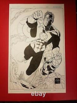 Green Lantern original art penciled/inked by Ethan Van Sciver for Cape Con 2010