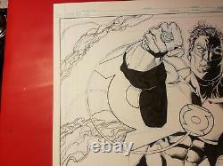 Green Lantern original art penciled/inked by Ethan Van Sciver for Cape Con 2010