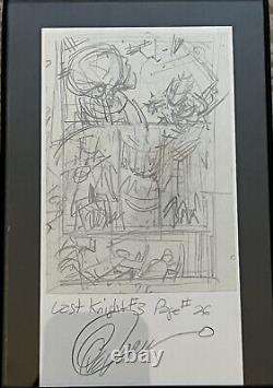 Greg Capullo Signed Prelim Sketch Art Last Knight #3 Page #26