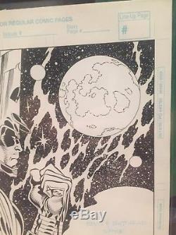 Grinderson Anderson Galactus Splash Page Original Comic Art Pg Beavis Butthead