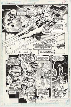 Gunfire #5, page 11 by Steve Erwin, 1994, DC Comics, Original Comic Art, Signed