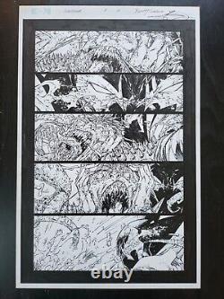 Gunslinger Spawn #8 Page 18 Original Art By Brett Booth And Adelso Corona