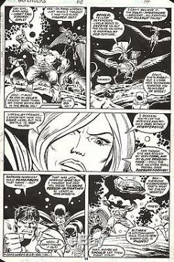 HERB TRIMPE HULK in DEFENDERS #68 Original Comic Bronze Art 1979