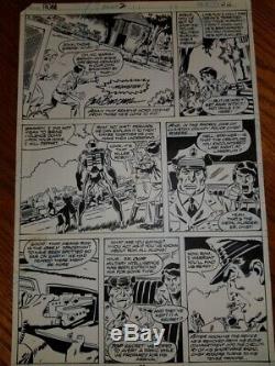HISTORIC 2nd Appearance of Rom the Spaceknight original comic art page Buscema