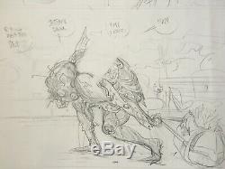 HUGE Paul Pope SPIDER-MAN Original Art Marvel Comics, 2002 + Bonus pencils