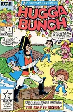 HUGGA BUNCH #1 original comic art 1986 HUGGALAND TICKLES HUGGINS PIRATE LAND