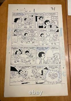 HUGGA BUNCH #1 original comic art 1986 STAR HOMER last story pg PRINCESS