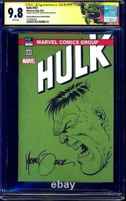HULK # 181 CGC SS 9.8 MIKE ZECK original sketch and signature BLANK COVER