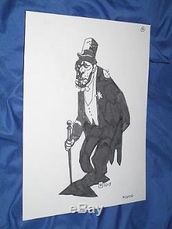 HYDE (DR/DOCTOR JEKYLL) Original Art Page by Mike Mignola (HELLBOY/BPRD/MOVIE)