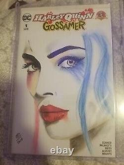 Harley Quinn Gossamer #1 ORIGINAL ART Frank Robinson COA Sketch Cover! 1 Of 1