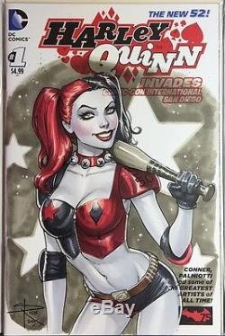 Harley Quinn High Quality Original Comic Art Sketch Cover / Sabine Rich