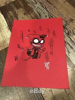 Harley Quinn Original Artwork Art Sketch Skottie Young Dc Batman