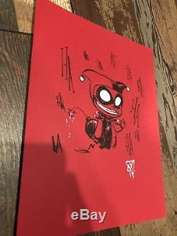 Harley Quinn Original Artwork Art Sketch Skottie Young Dc Batman