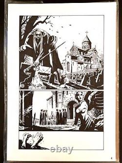 Hellboy Weird Tales #1 page 1 of Children of the Black Mound Original Art 2003