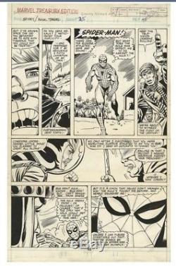 Herb Trimpe Marvel Treasury 25 Original Artwork Page Art Page Pg 45 Spiderman