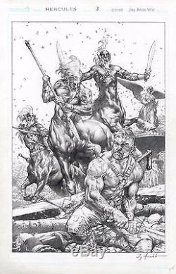 Hercules issue #3 cover by Jay Anacleto