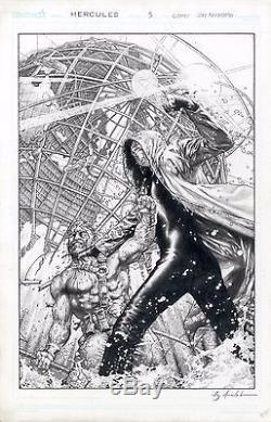 Hercules issue # 5 cover by Jay Anacleto