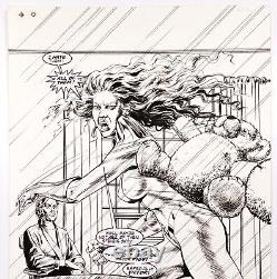 Hero Alliance #14 Pg 1 Original Splash Page Comic Art. Michal Dutkiewicz. 1991 Hero Alliance #14 Pg 1 Original Splash Page Comic Art. Michal Dutkiewicz. 1991