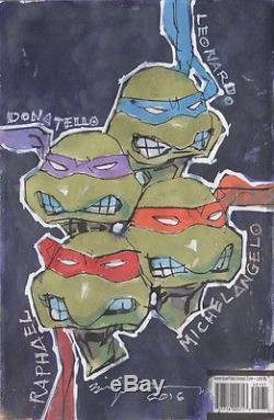 Hero Initiative Teenage Mutant Ninja Turtles 100 Project cover BILL SIENKIEWICZ