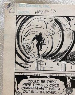 Hex Comic Sept 1986 #13 Original Art By Michael Fleisher, Mark Texeira & Garzon