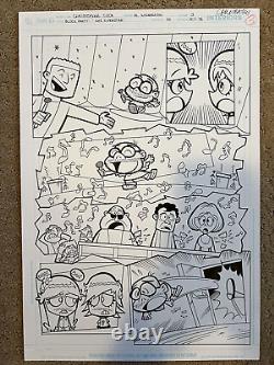 Hi Hi Puffy AmiYumi Kaz Superstar Story Original Comic Art Lot Page #3-6