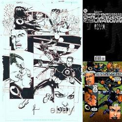 Howard Chaykin SIGNED Challengers of the Unknown Original Art Page DC Comics