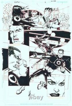 Howard Chaykin SIGNED Challengers of the Unknown Original Art Page DC Comics