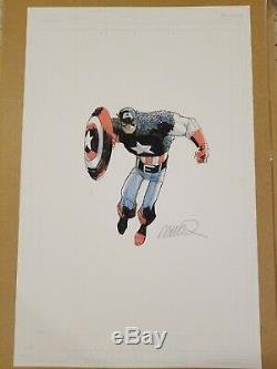 Humberto Ramos Captain America First Avengers Endgame Color Original Sketch Art