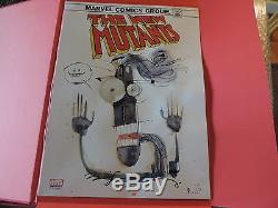 IDW NEW MUTANTS BILL SIENKIEWICZ Artist Select HC #9 of 12 COLOR Signed, Sealed
