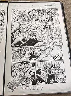 IDW Transformers Original comic Book Page Art Lot! Milne, Griffith, Cahill