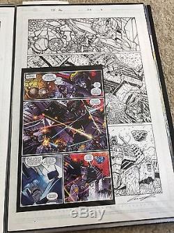 IDW Transformers Original comic Book Page Art Lot! Milne, Griffith, Cahill