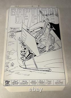 INCREDIBLE HULK #318 ART original prod stat DOC SAMSON TITLE SPLASH 1986 BYRNE