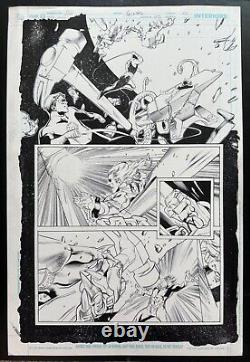 ION #5 PG 13 ORIGINAL TOM GRINDBERG COMIC ART PAGE! GREEN LANTERN Spin-Off