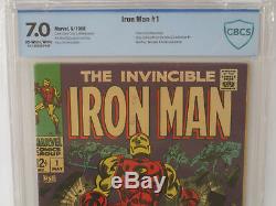 IRON MAN # 1 US MARVEL 1968 origin, Gene Colan art CBCS 7.0 FN-VFN