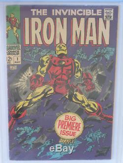 IRON MAN # 1 US MARVEL 1968 origin, Gene Colan art CBCS 7.0 FN-VFN