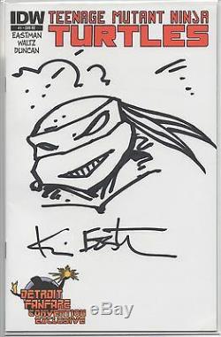 Idw Teenage Mutant Ninja Turtles Blank #1 Kevin Eastman Original Art Sketch