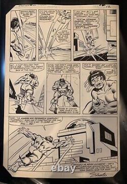 Incredible Hulk #274 Pg 12 Original Sal Buscema & Joe Sinnott Comic Art Page